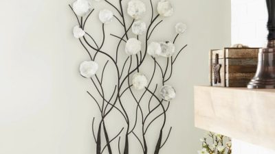 White wall art decor