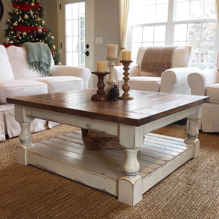 Living room centrepiece coffee table decor