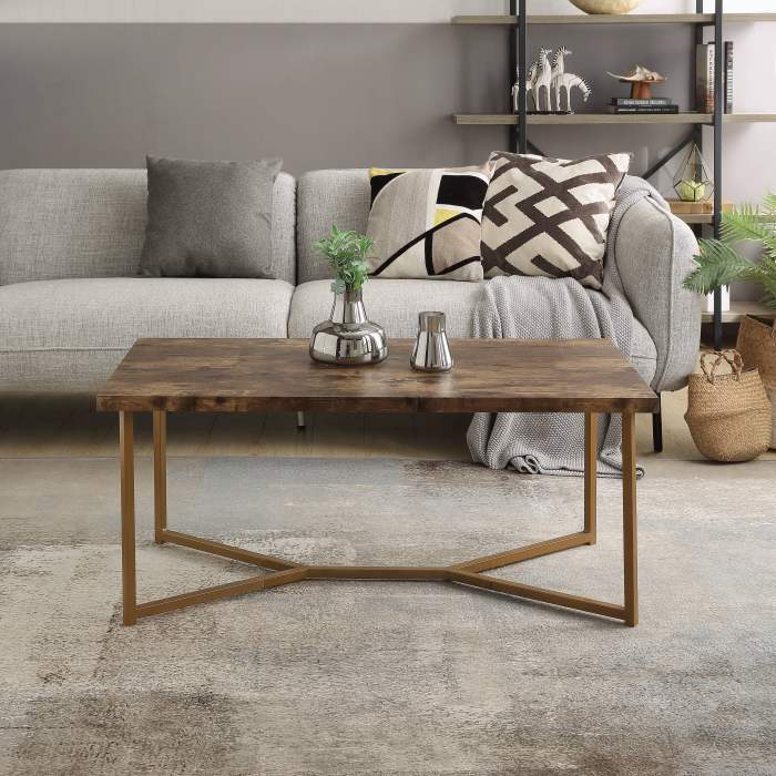 Rustic tabletop distressed