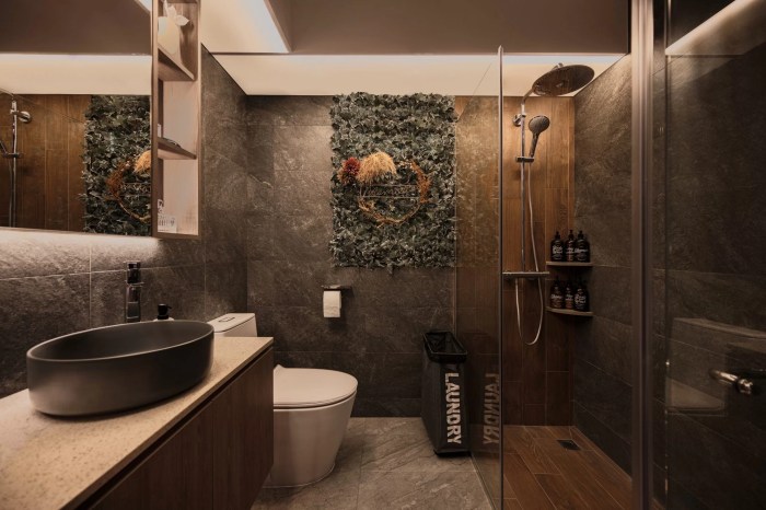 Decor tiles for bathroom wall