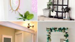 Diy mirrored wall decor