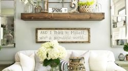 Farmhouse Wall Decor Living Room Ideas