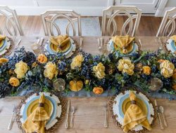 Blue Thanksgiving Table Decor A Festive Guide