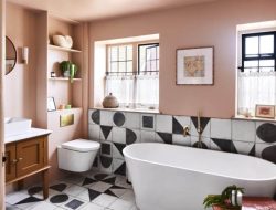 Pink Bathroom Wall Decor Ideas