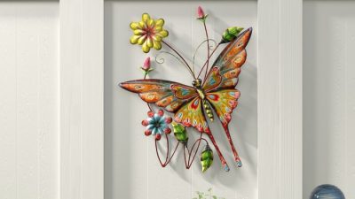 Outdoor wooden wall decor