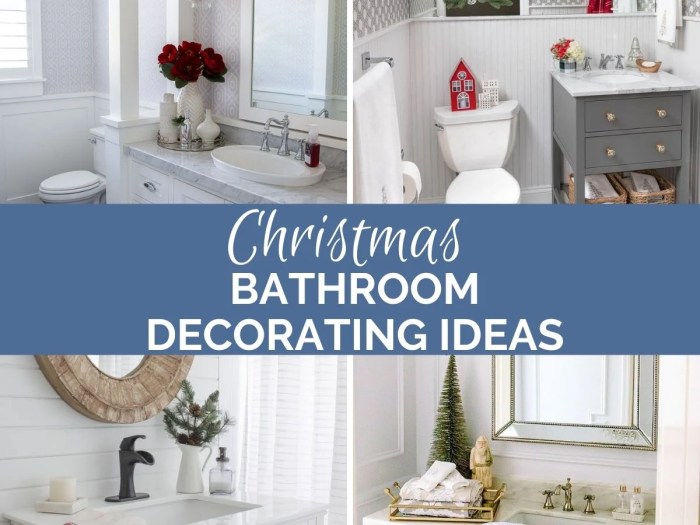 Christmas bathroom decorating ideas decorations decor bathrooms guest bell sets holidays ornaments winter will holiday saved toilet fun