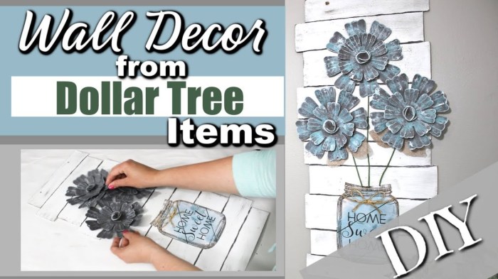 Dollar tree diy wall decor