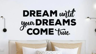 Wall decor quotes for bedroom