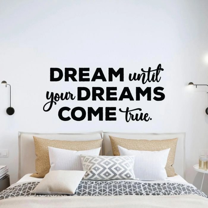 Wall decor quotes for bedroom