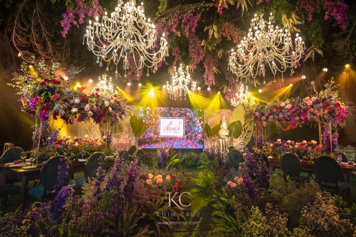 Enchanted forest table decor