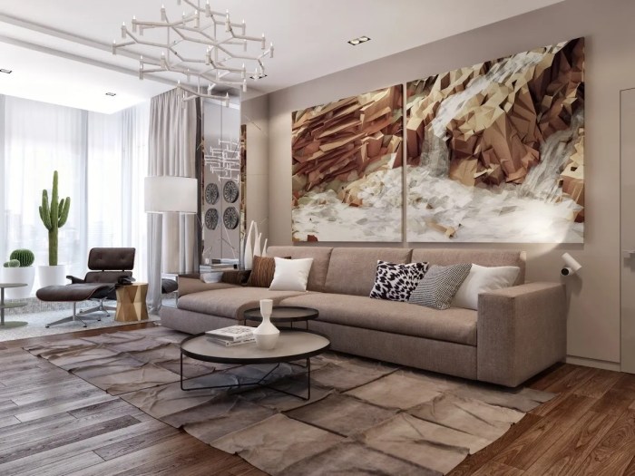 Large wall decor living room