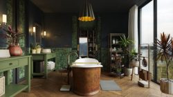 Green Bathroom Wall Decor A Verdant Escape