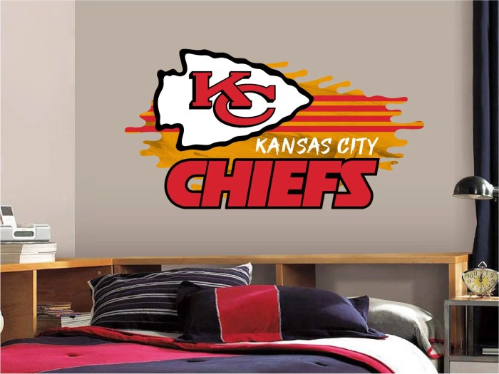 Kc chiefs wall decor