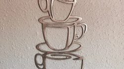 Metal Coffee Cup Wall Decor A Chic Home Accent