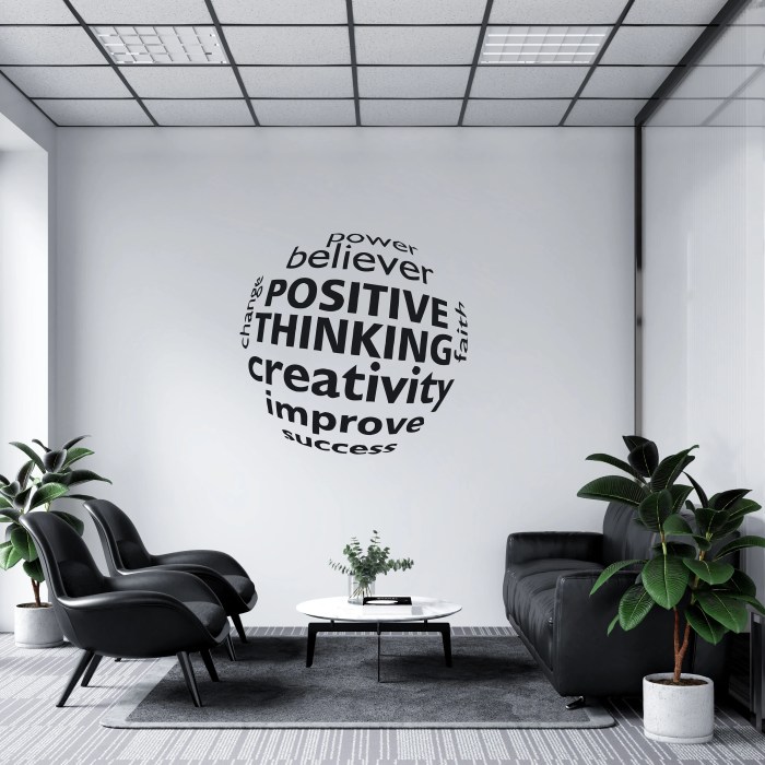 Office wall decor stickers