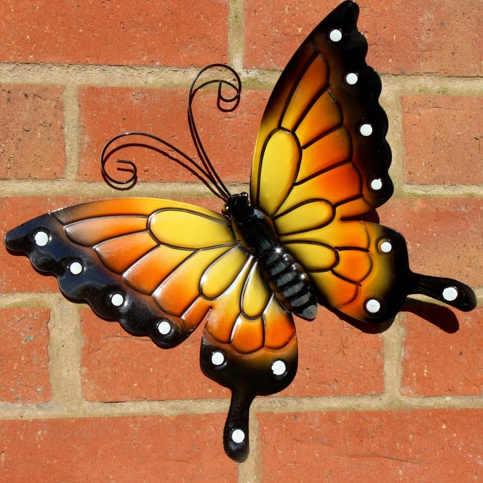 Large butterfly wall decor