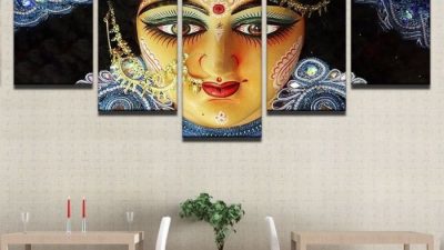 Wall indian threads painting choose board