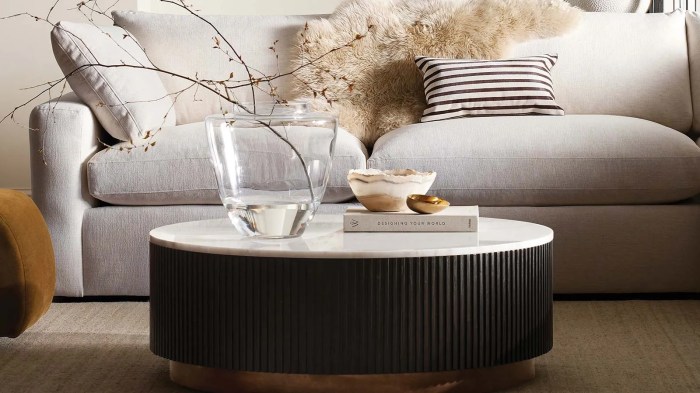 Coffee table modern decor