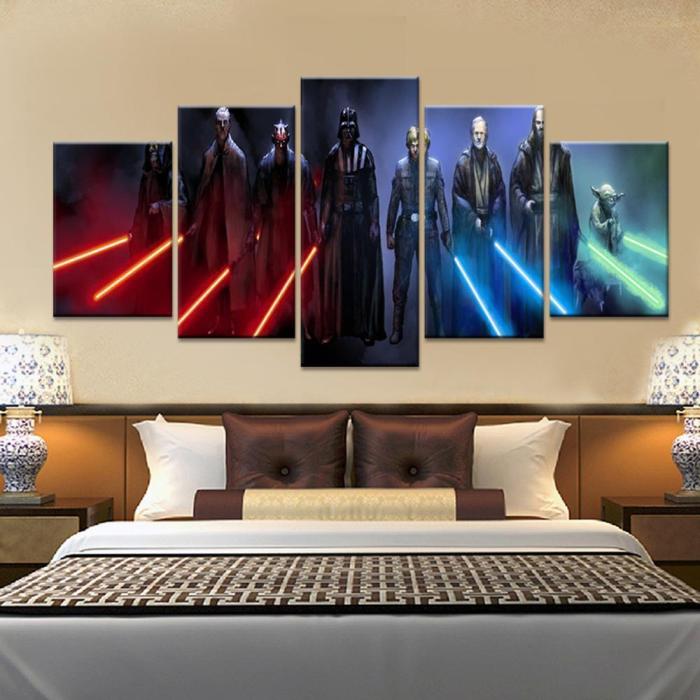 Star wars wall decor canvas