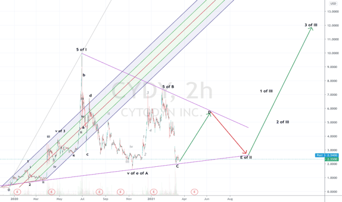 Cydy stock price