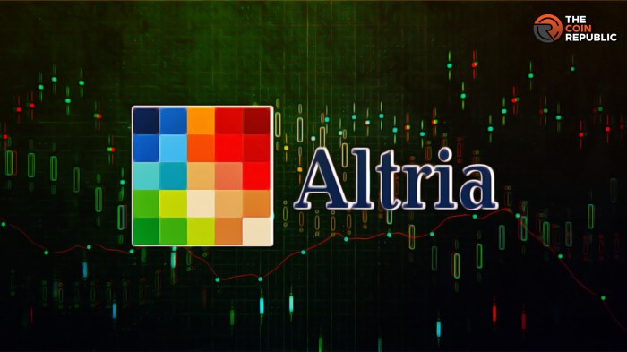 Altria stock price today