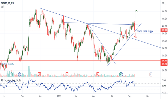 Stock price dlf