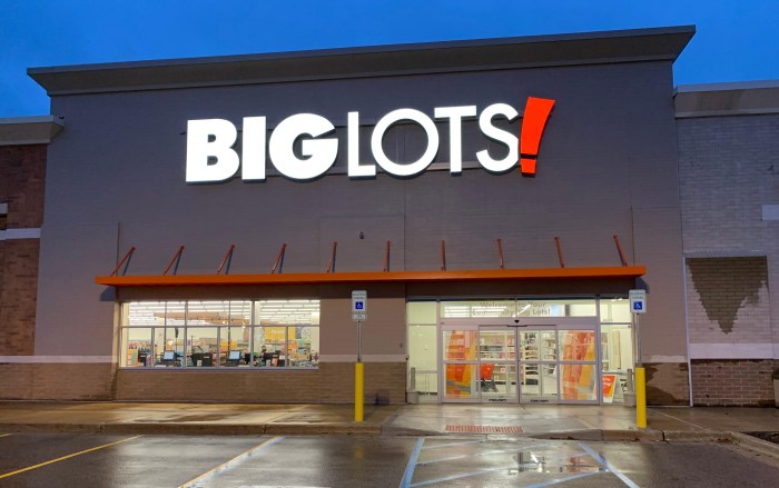 Stock price big lots